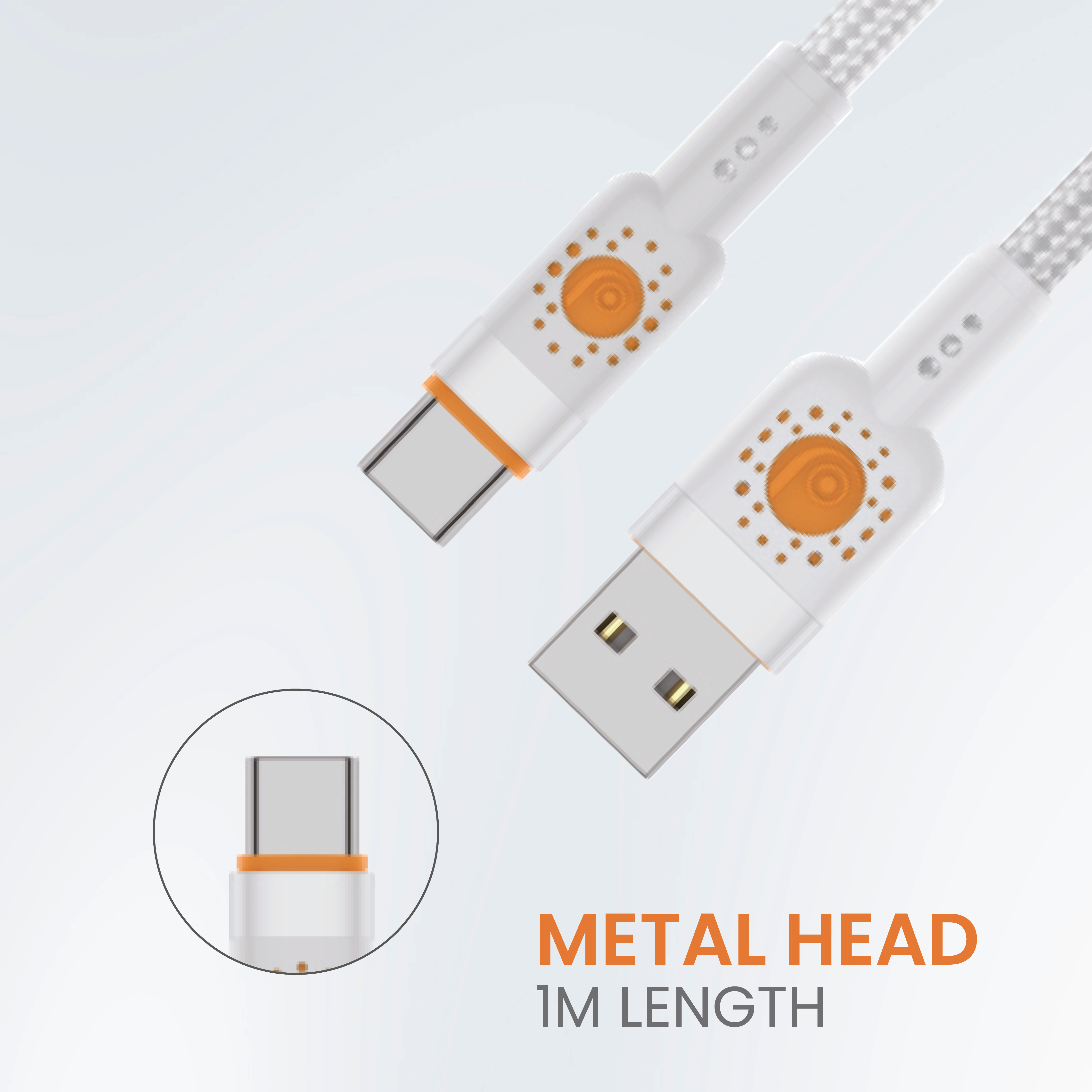 JC Speedy Go Braided Cable (USB-A to Type-C, 1 m)